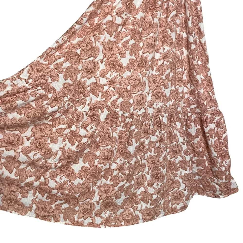 Abercrombie & Fitch Rust Floral Maxi Dress